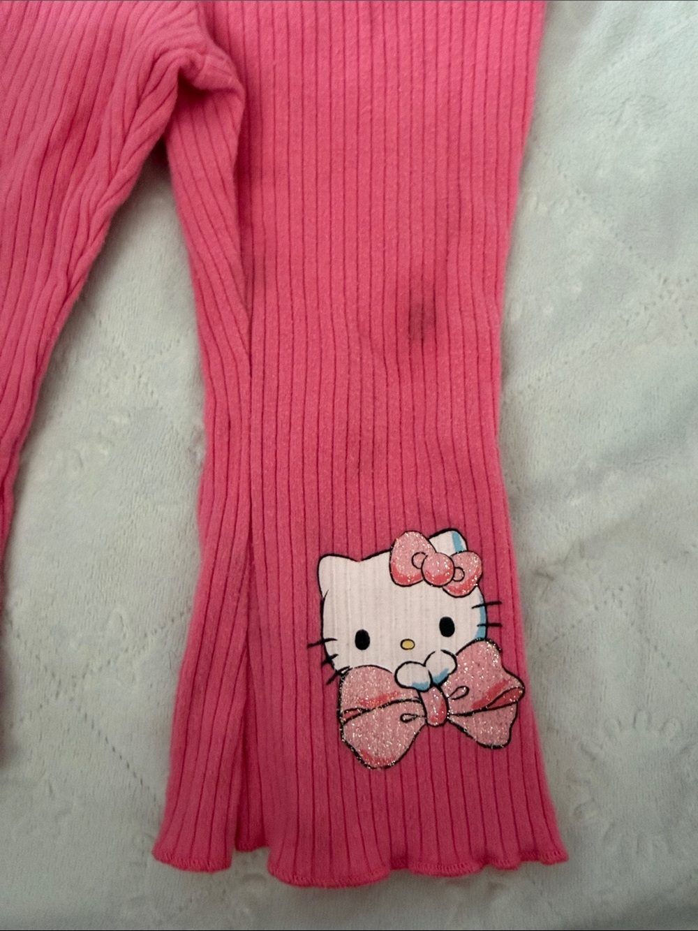 Hello Kitty Hot Pink Graphic Pullover Sweatshirt for Kids - Picture 6 of 10